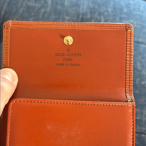 Louis Vuitton Epi Textured Leather Wallet - Orange - Picture 4 of 8